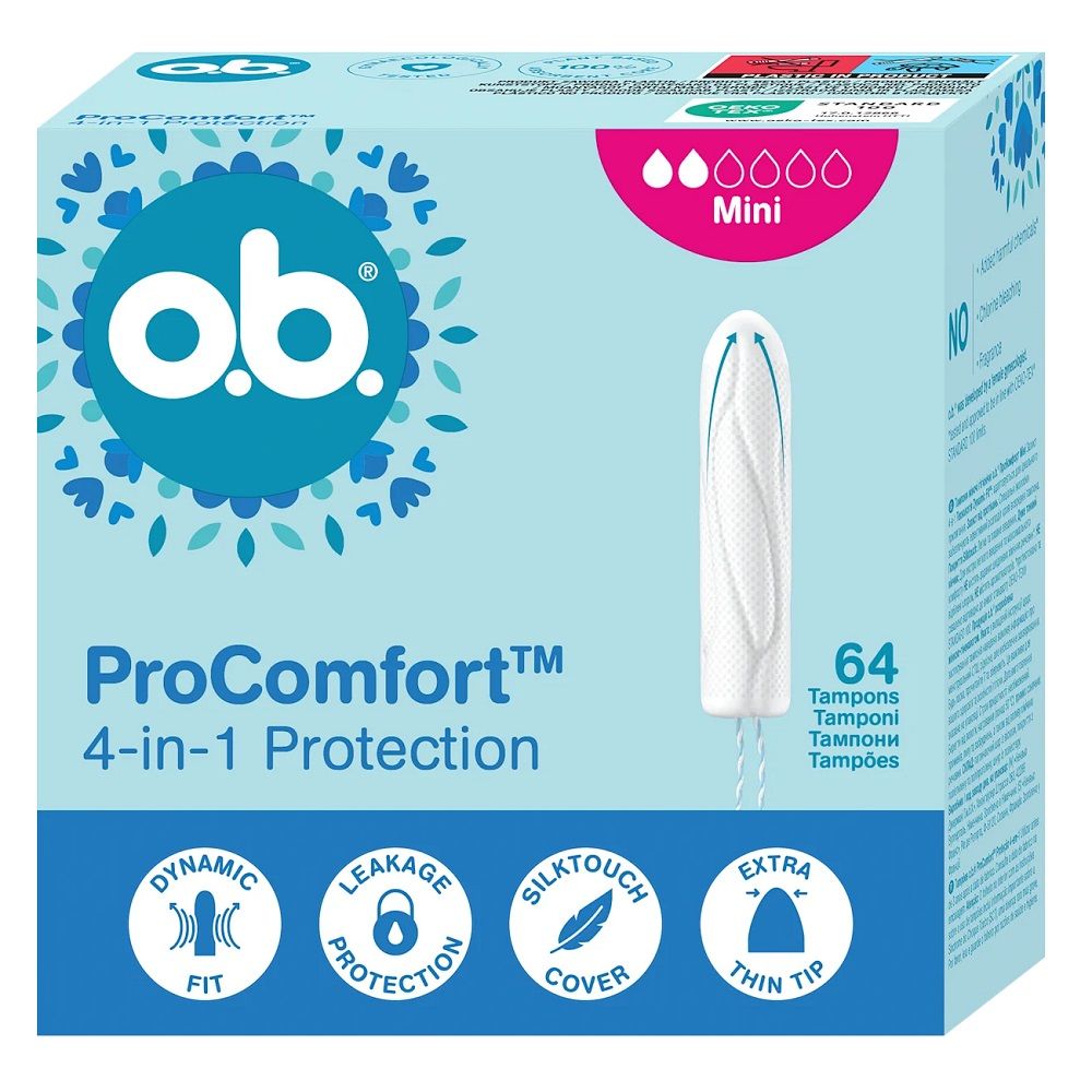 O.B. ProComfort tampony Mini 64szt.