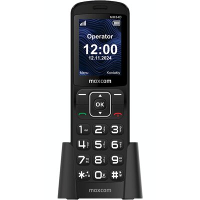 Maxcom Comfort MM34DL 4G Czarny