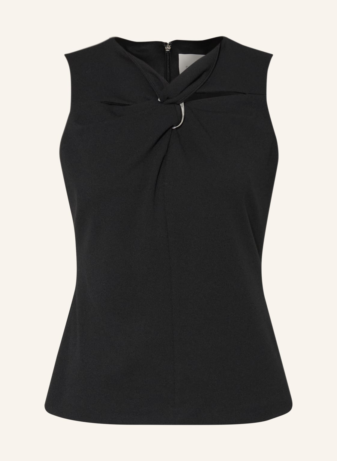 Calvin Klein Bluzka Z Wycięciami schwarz