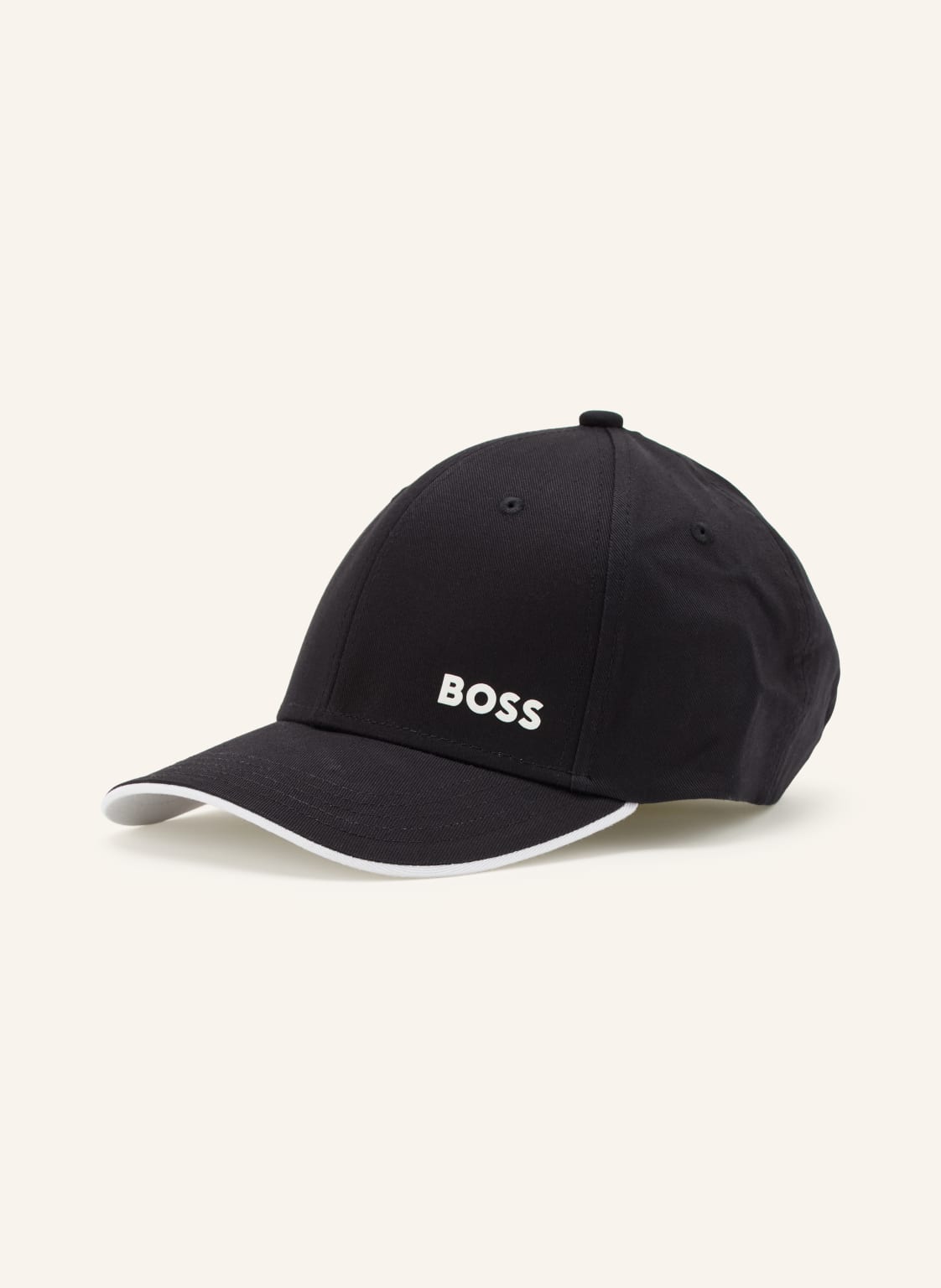 Boss Czapka Z Daszkiem Bold schwarz