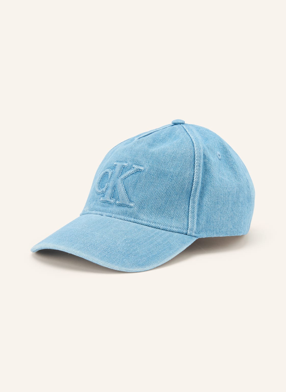 Calvin Klein Czapka Dżinsowa blau