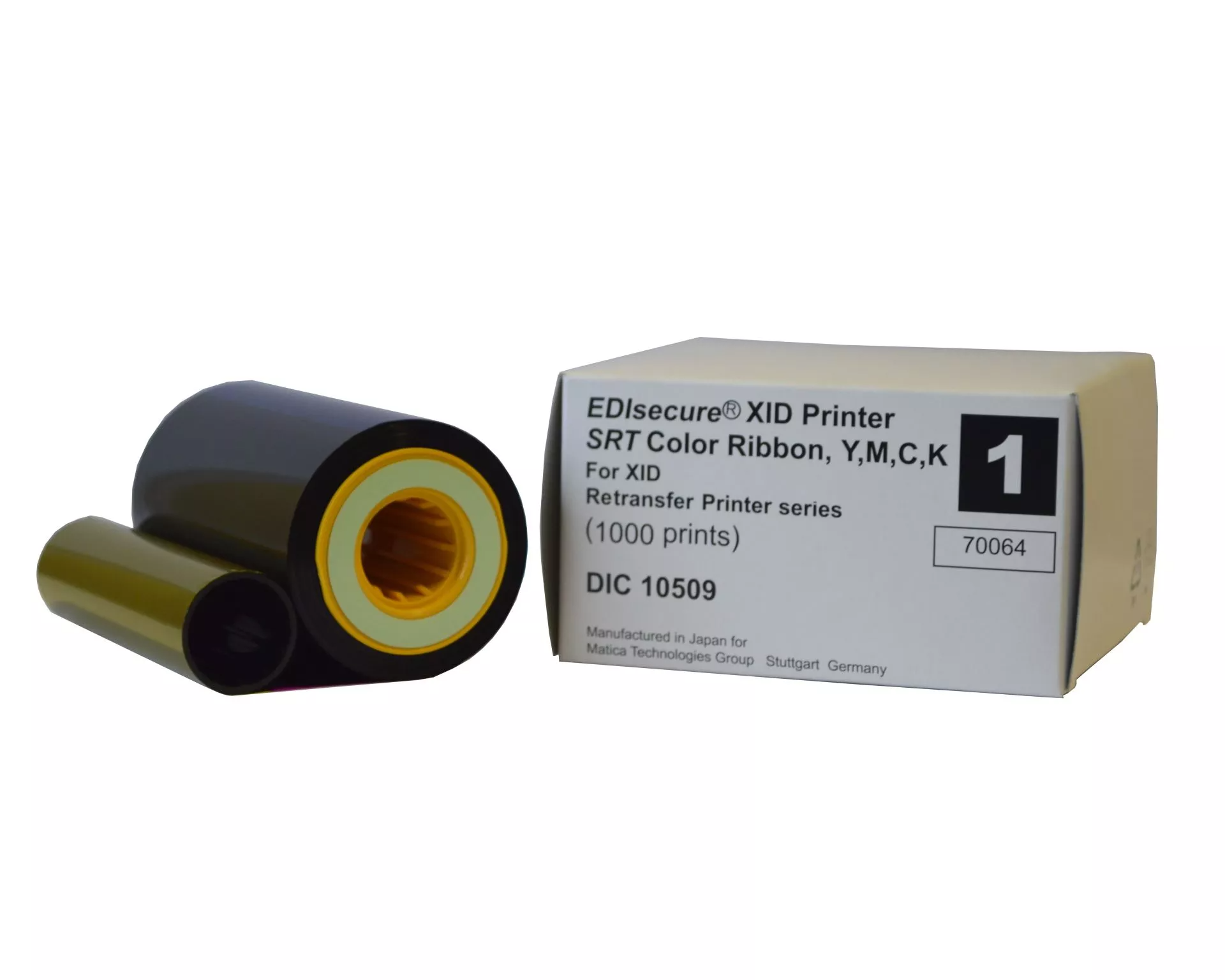 Taśma Matica YMCK EDIsecure na 1000 wydruków do XID8100 (DIC10509) TASMAT/DIC10509