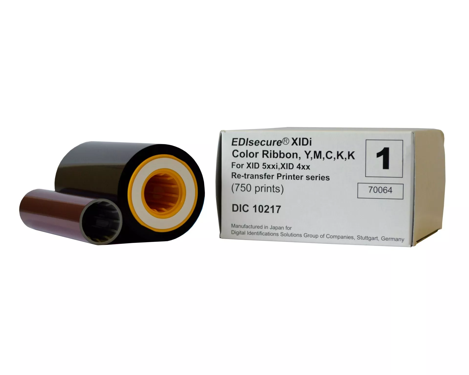 Taśma Matica YMCKK EDISecure na 750 wydruków do XID8100/XID8300 (DIC10217) TASMAT/DIC10217