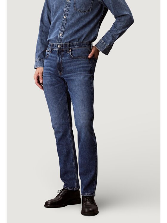 Calvin Klein Jeans Jeansy Slim Hampton Jean LV04RB735G Niebieski Slim Fit