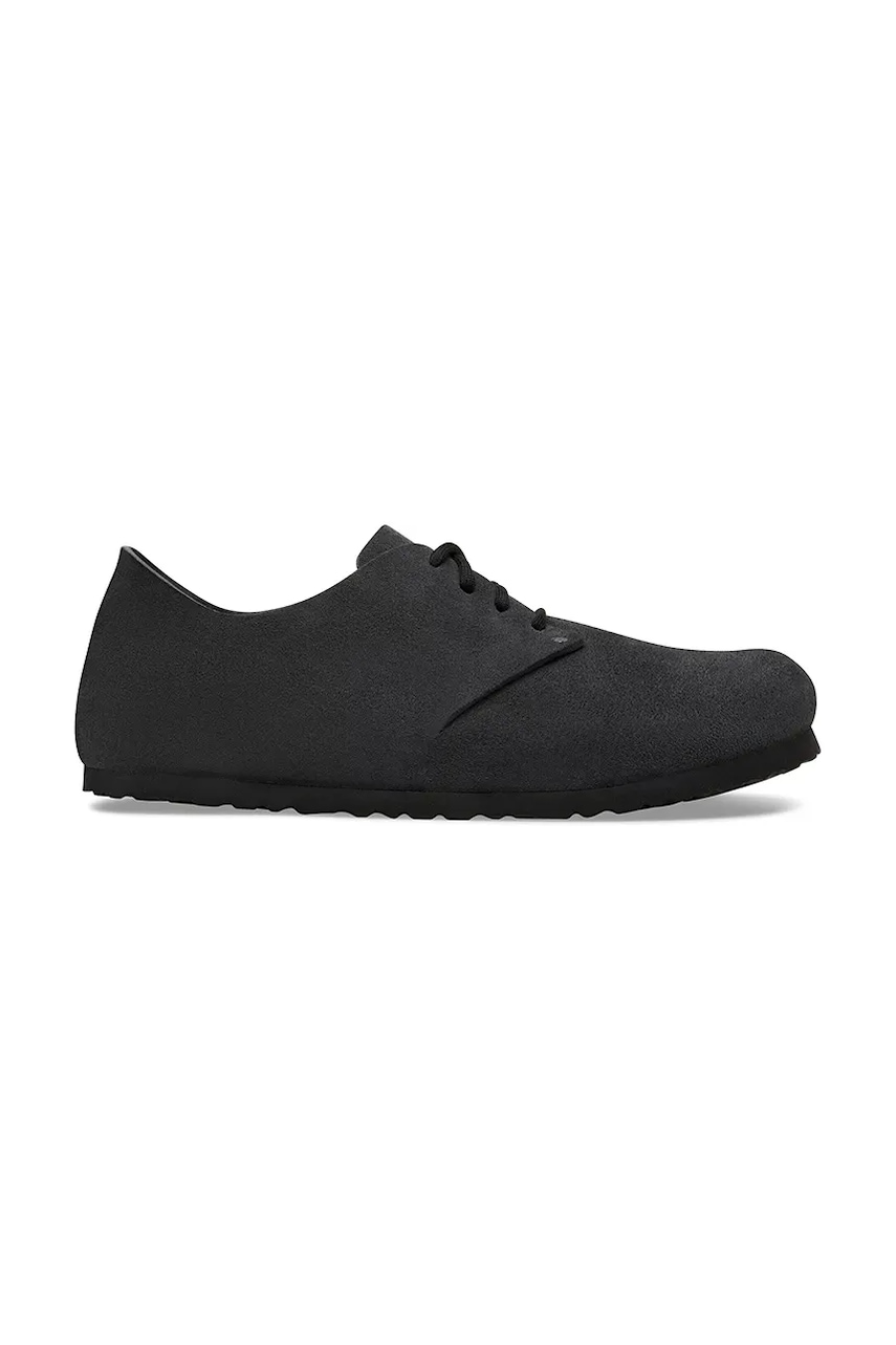 Męskie Birkenstock Maine półbuty na płaskim obcasie zamszowe