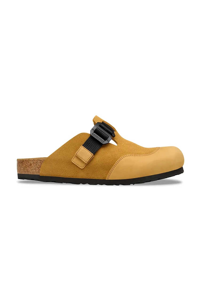 Birkenstock Boston Nova 2.0 LEVE klapki z zakrytymi palcami męskie zamszowe