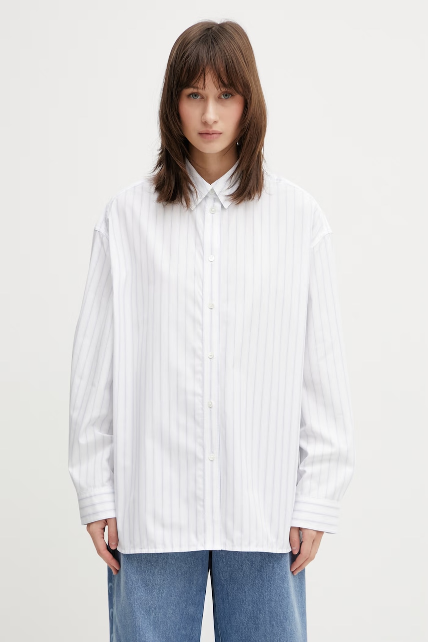 Maison Kitsuné Boyfriend Shirt koszula bawełniana damska