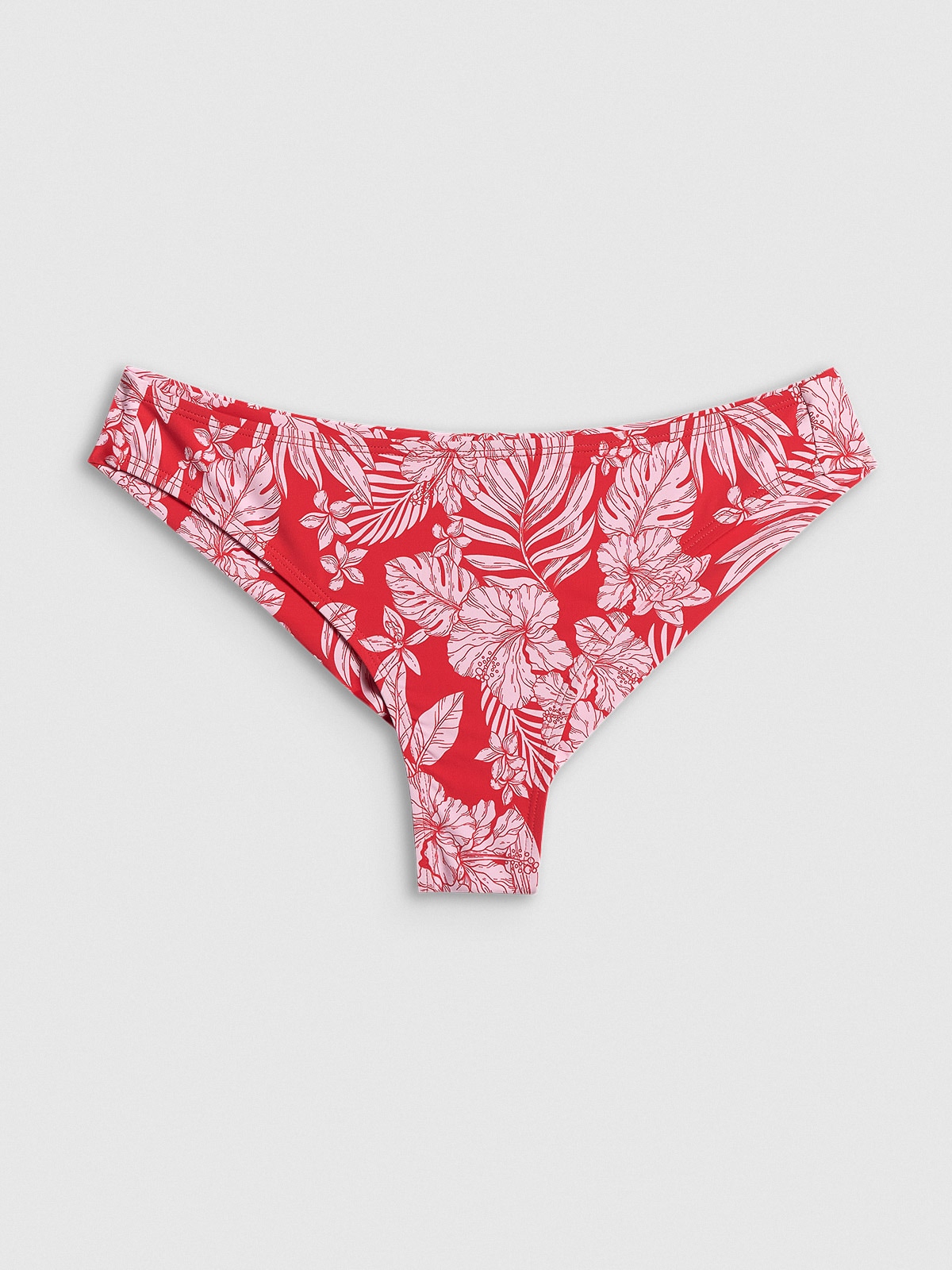 4F Dół od bikini damski - czerwony XS