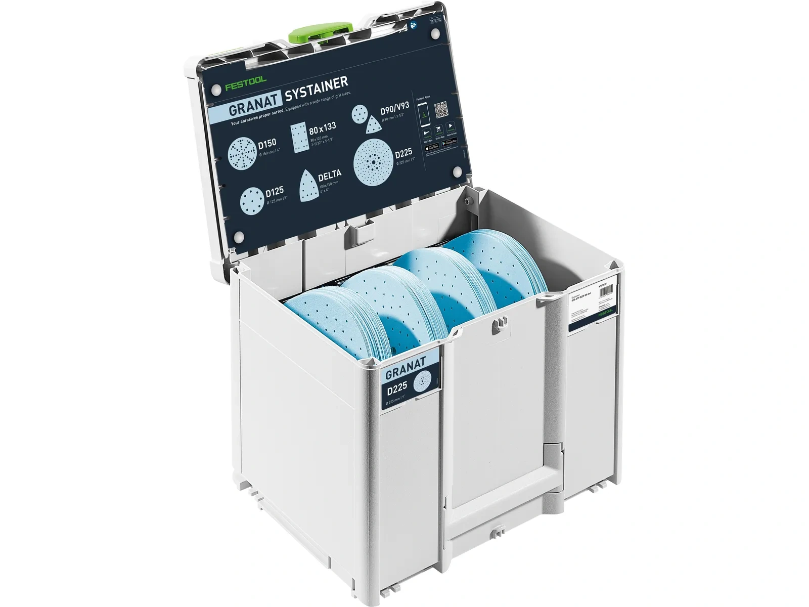 Systainer na materiały ścierne D225 GR SYS Festool 578281