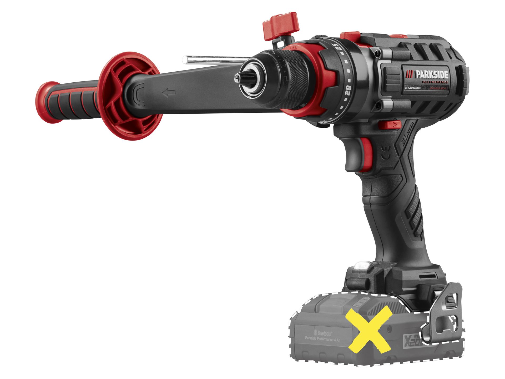 PARKSIDE PERFORMANCE® Akumulatorowa wiertarko-wkrętarka udarowa 20V PPSBSA 20-Li C3