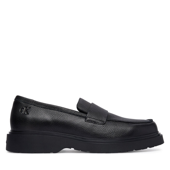 Loafersy Calvin Klein Combat Ess Loafer Lth HM0HM02337 Czarny