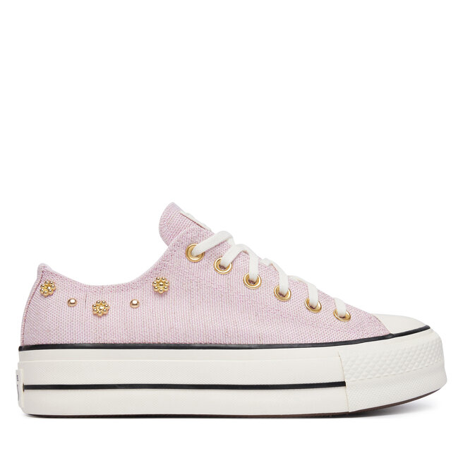 Trampki Converse Chuck Taylor All Star Lift Platform Heathered Glam​ A17595C Różowy