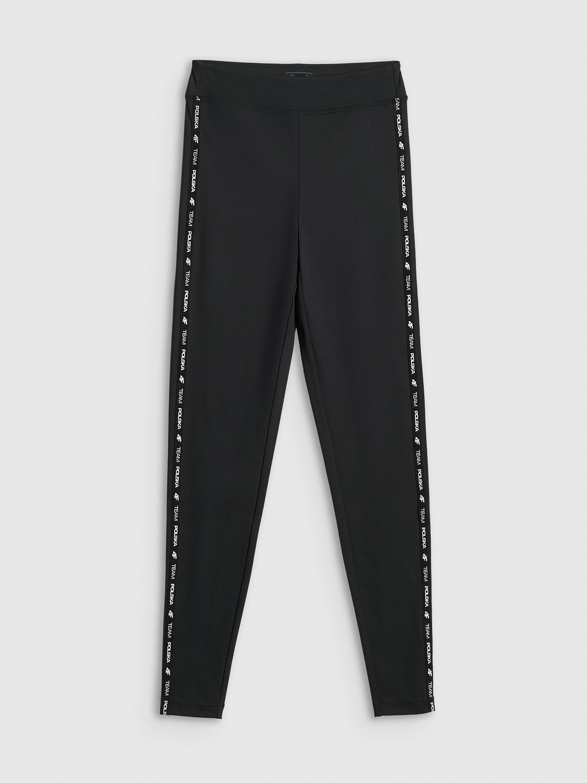 4F Legginsy dzianinowe damskie - czarne XS