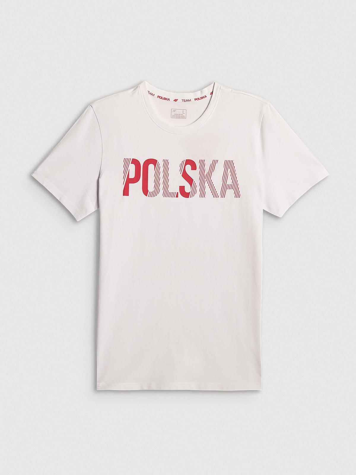 4F Koszulka kibica męska - biała XL