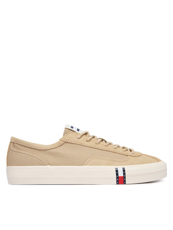 Tommy Hilfiger Tenisówki Archive Vulc Y2K EM0EM01760 Beżowy ciemny