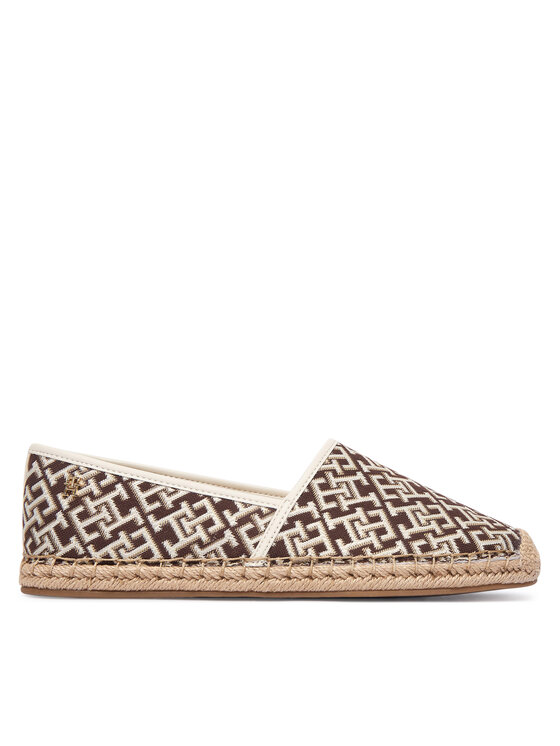 Tommy Hilfiger Espadryle Th Monogram Jacquard FW0FW09501 Brązowy