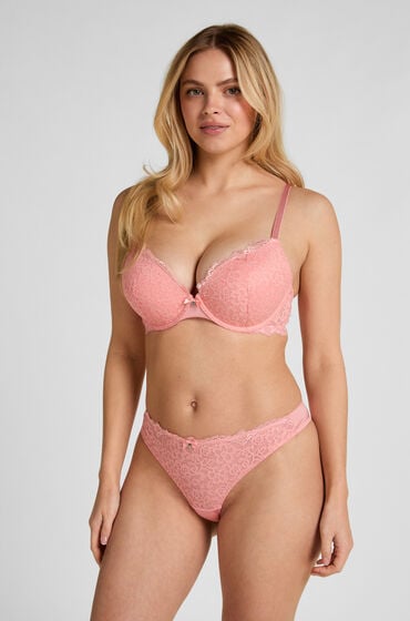 Hunkemöller Stringi Marine Różowy