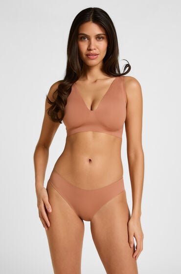 Hunkemöller Super Comfort Brazyliany Brązowy