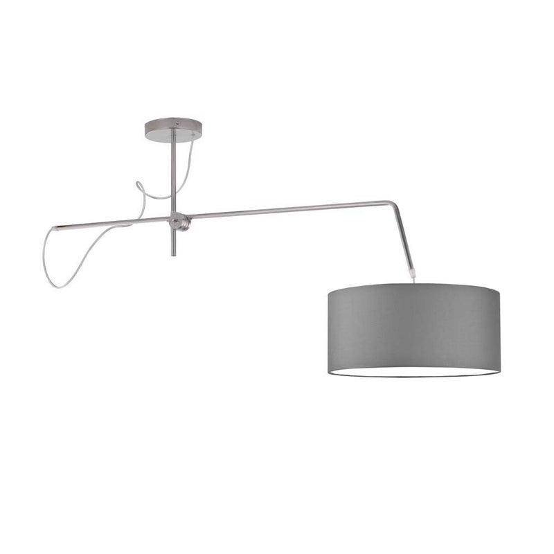 Lampa wisząca przegubowa sufitowa regulowana z abażurem walec MODERN