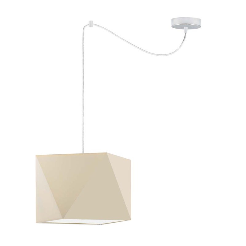 Lampa wisząca zwis żyrandol sufitowa z abażurem diament POP Z1
