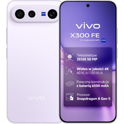 Vivo X300 FE 5G 12/512GB Fioletowy