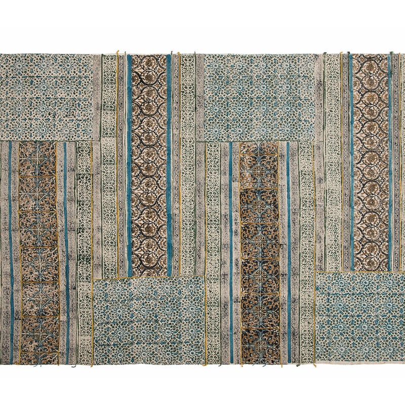 Dywan bawełniany Happy Artic 160x230 cm – Ręcznie drukowany, wielokolorowy, 100% ekologiczny