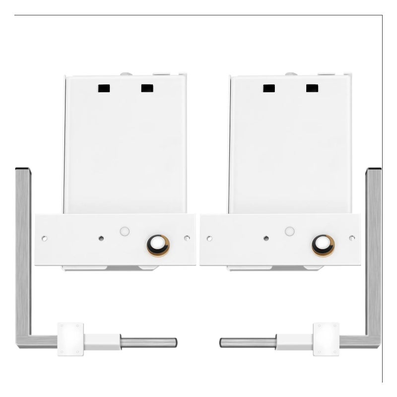 Mechanizm podnośnik łóżko składane poziome zestaw Queen/Twin biały 0.9-1.2m