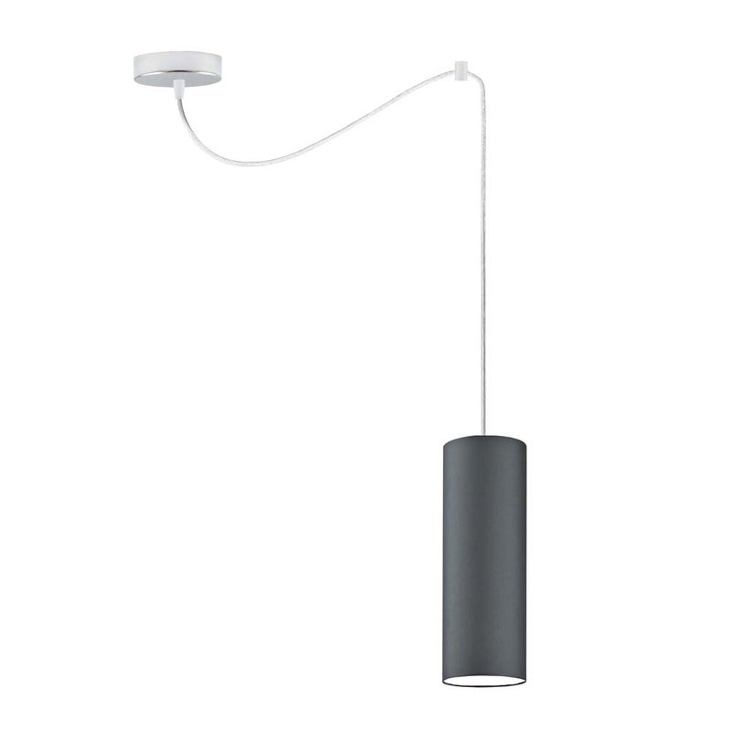 Lampa wisząca zwis żyrandol sufitowa z abażurem tuba POGO Z1