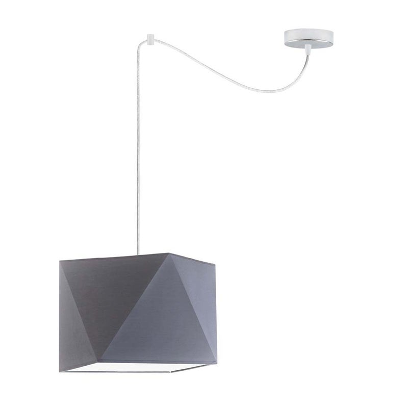 Lampa wisząca zwis żyrandol sufitowa z abażurem diament POP Z1