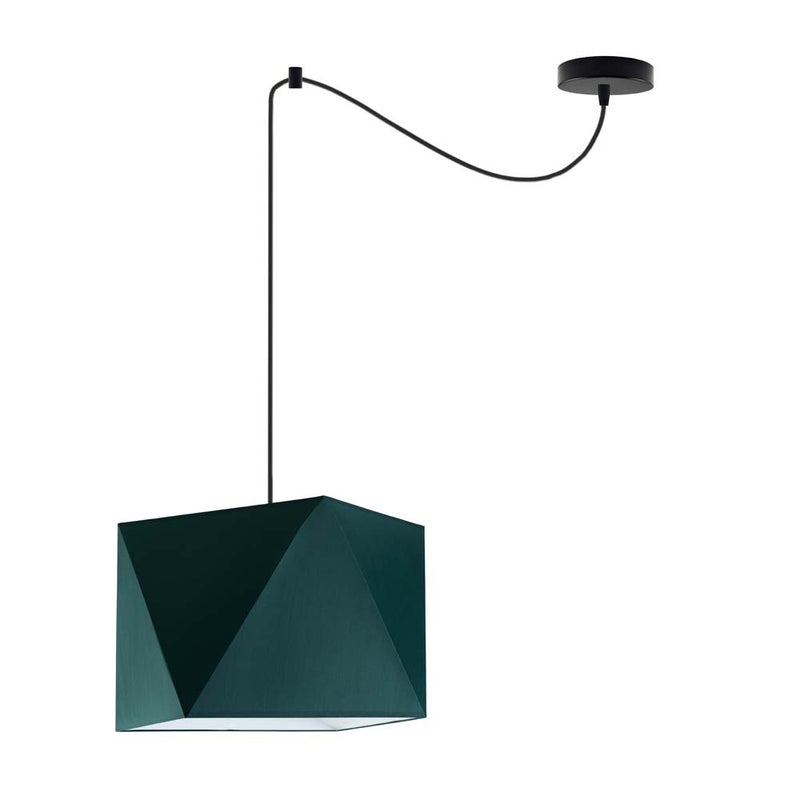 Lampa wisząca zwis żyrandol sufitowa z abażurem diament POP Z1