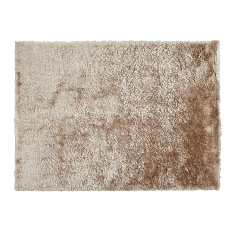 Dywan BOHEM Beżowy 160x230 cm – Ręcznie Robiony, Miękki, Krótkie Włosie, Nowoczesny Styl do Wnętrz