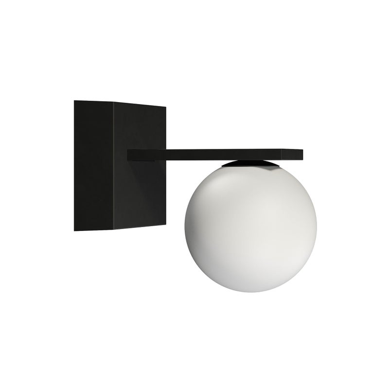 Sphere Wall – kinkiet zewnętrzny LED 9W 360° 3000K czarny mat CRI>90 – Beneito & Faure
