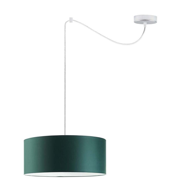 Lampa wisząca zwis żyrandol sufitowa z abażurem walec TANGO Z1