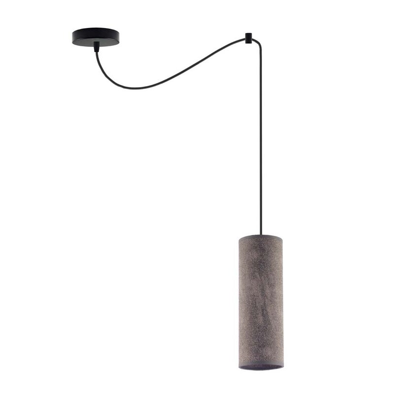 Lampa wisząca zwis żyrandol sufitowa z abażurem tuba POGO Z1