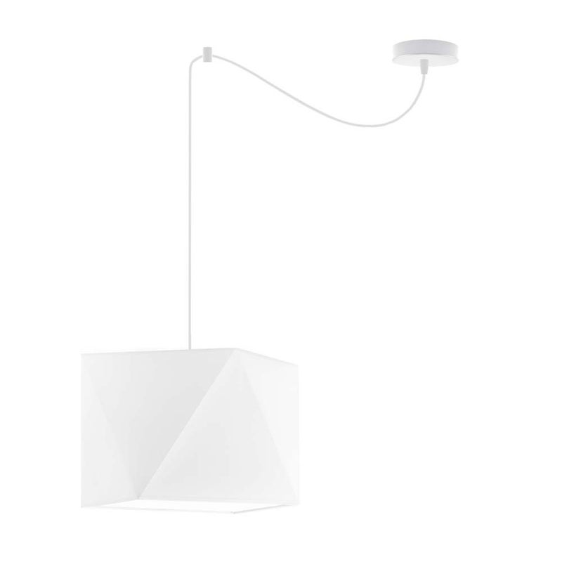 Lampa wisząca zwis żyrandol sufitowa z abażurem diament POP Z1