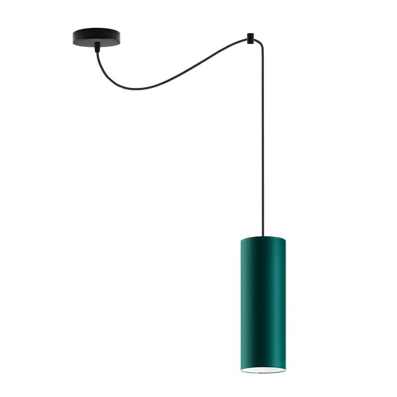Lampa wisząca zwis żyrandol sufitowa z abażurem tuba POGO Z1