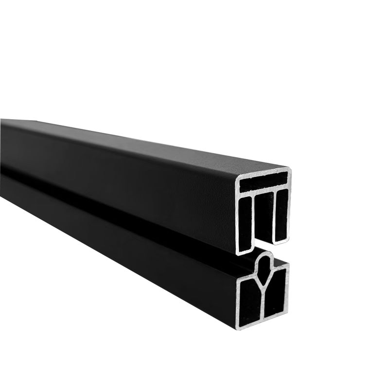 Listwa aluminiowa profil górny/dolny 2,5x176x2,1 cm ciemny szary Naterial