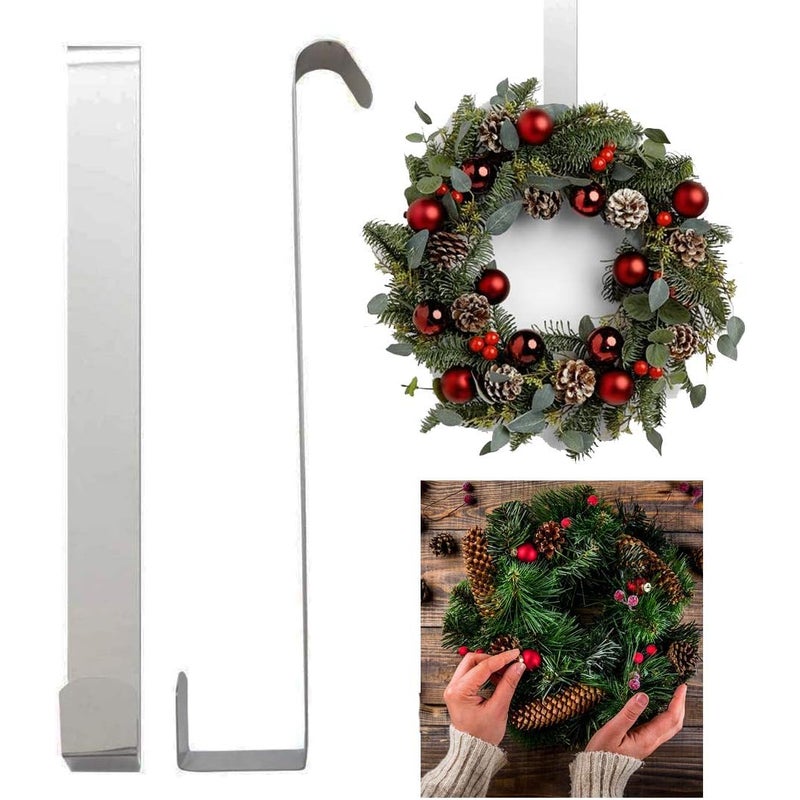 Wieszak – bez wiercenia, łatwy montaż na dowolnych drzwiach – metal – 18 cm – idealny do wieszania kurtek, ręczników, ubrań
