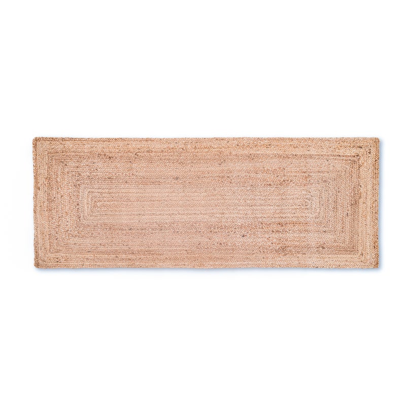 Chodnik z naturalnego juty Ibiza 80x200 cm – Ręcznie robiony, plecionka rzemieślnicza, styl rustykalny lub nowoczesny, miękki i wytrzymały