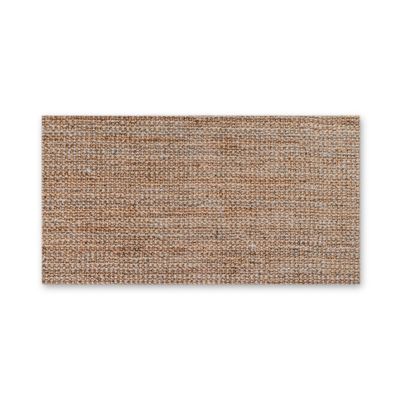 Dywan jutowy Santorini 80x150cm – stopka łóżka, naturalny, tkany płasko, pleciony ręcznie, w stylu śródziemnomorskim boho