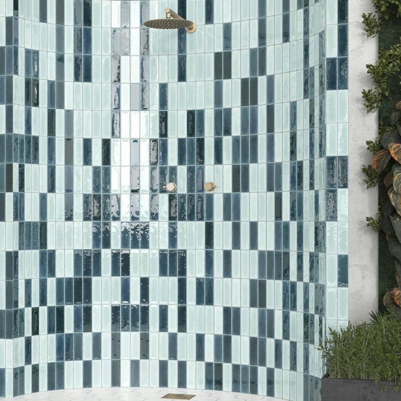Mini Brick Seria Calpe Sky Gres porcelanowy premium 5x15 cm