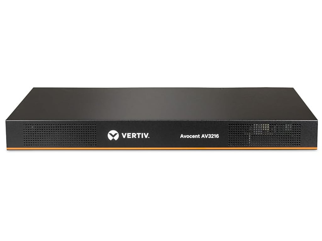 Vertiv Avocent AV 3216 przełącznik KVM Możliwości montowania w stelażu Czarny AV3216-001