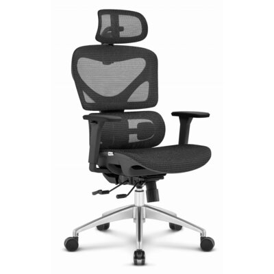 HELL'S CHAIR Fotel biurowy HC-1056 Czarny