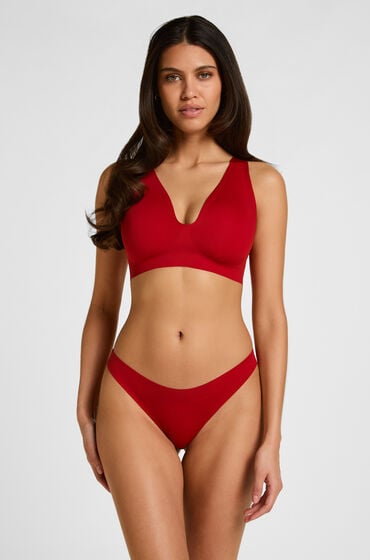 Hunkemöller Super Comfort Stringi Czerwony