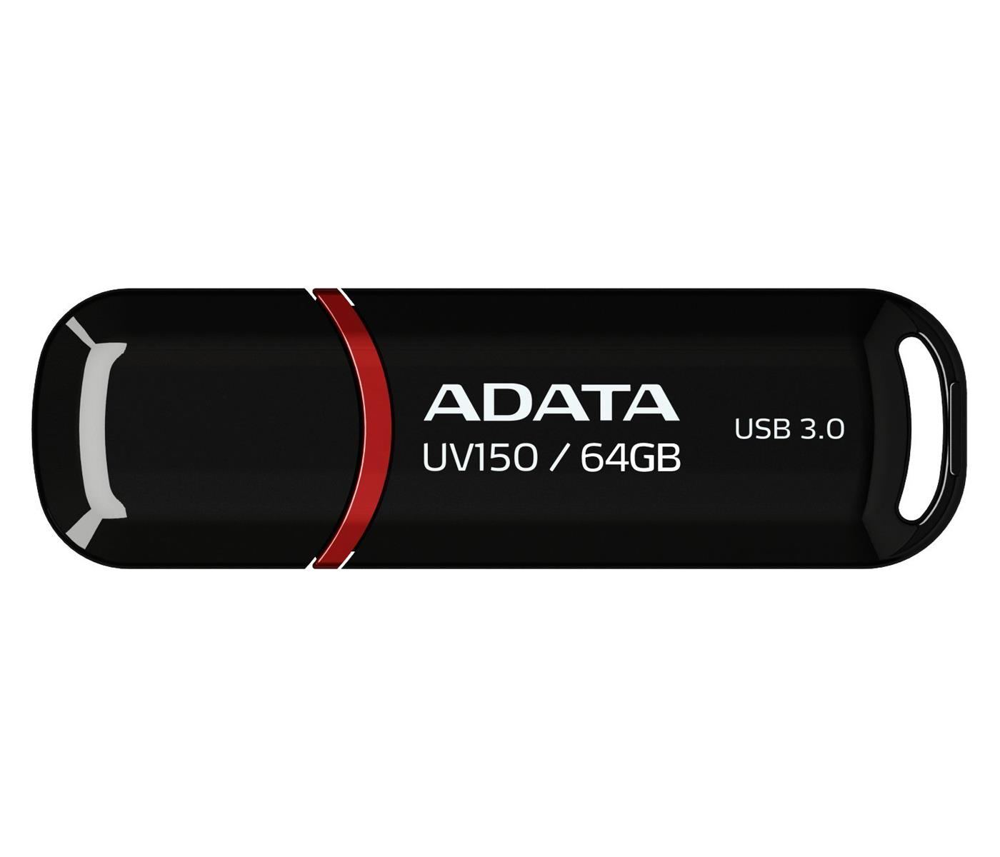 ADATA 64GB DashDrive UV150 czarny (USB 3.1) AUV150-64G-RBK