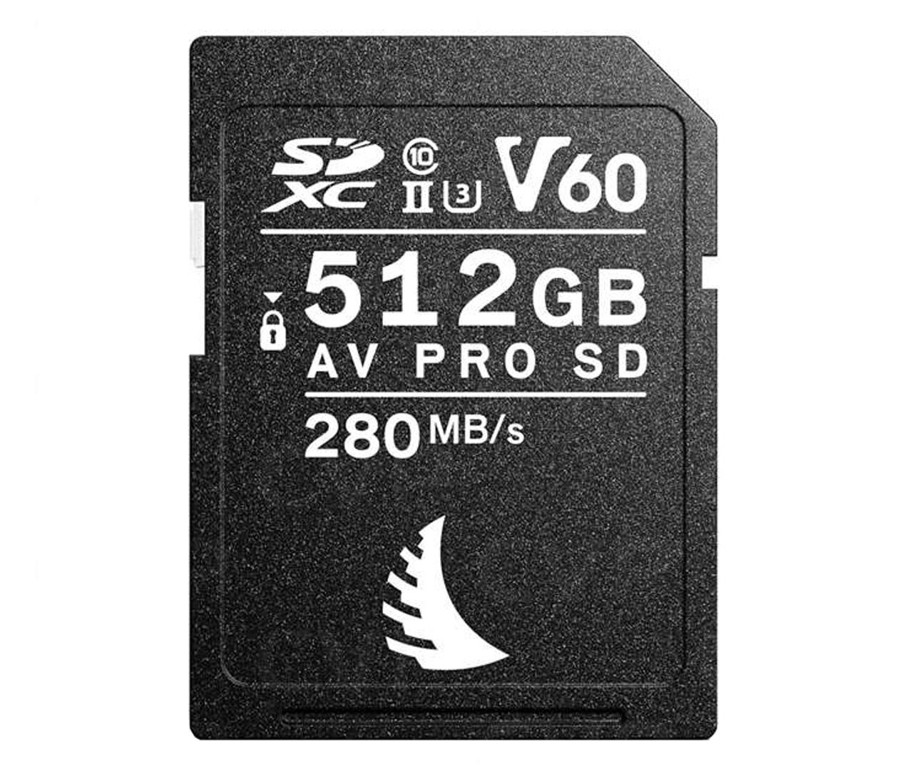Angelbird 512GB AV PRO SDXC MK2 V60 280MB/s AVP512SDMK2V60