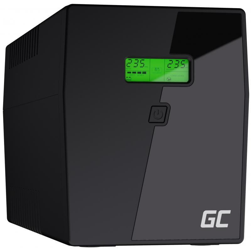 Green Cell UPS (1500VA/900W, 4x Schuko, AVR, LCD) UPS04