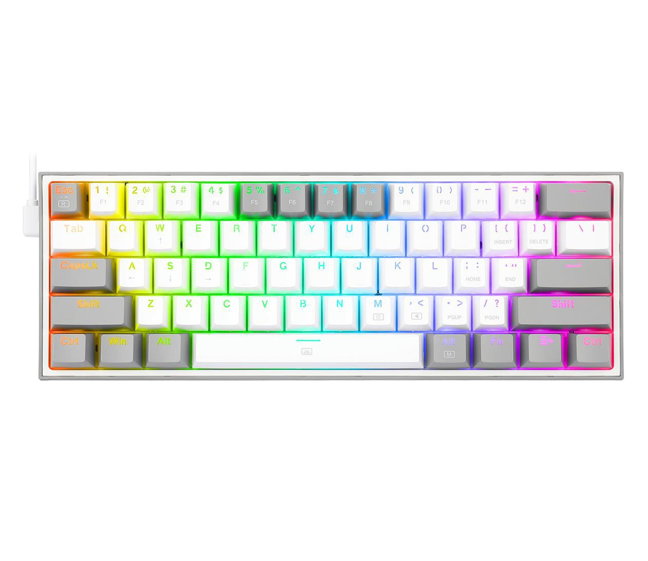 Redragon Fizz RGB (biała) K617WG-RGB