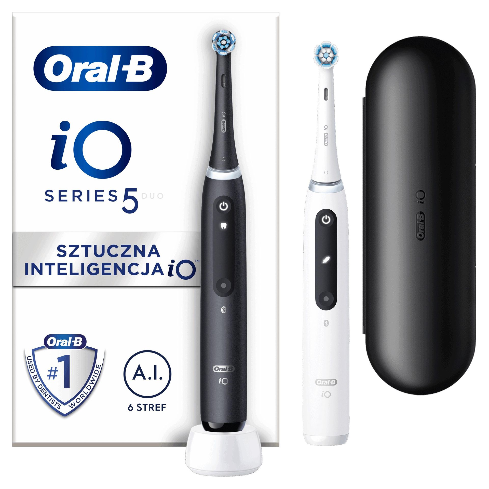 Oral-B Zestaw iO Series 5 Czarny+Biały