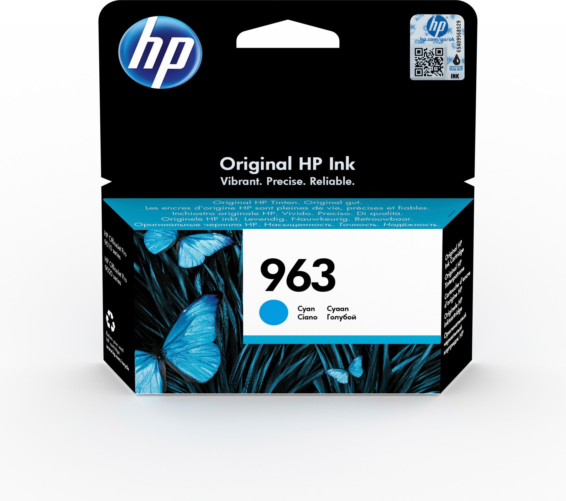 HP 963 cyan do 700str. Instant Ink 3JA23AE#BGY
